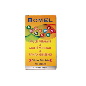 Bomel Multi Vitamin Multi Mineral Panax Ginseng 60 Kapsül
