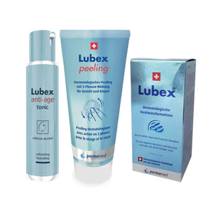 Lubex Anti-Age Tonic Peeling Cilt Temizleme Emülsiyonu Cilt Bakım Seti