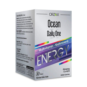 Orzax Besin Takviyeleri Orzax Ocean Daily One Energy Multivitamin 30 Tablet