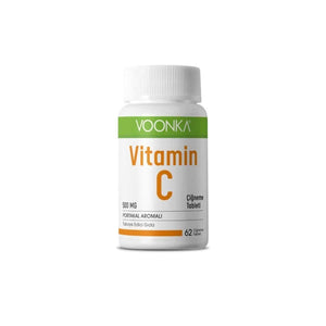 Voonka Besin Takviyesi Voonka Vitamin C 500 mg 62 Çiğneme Tablet